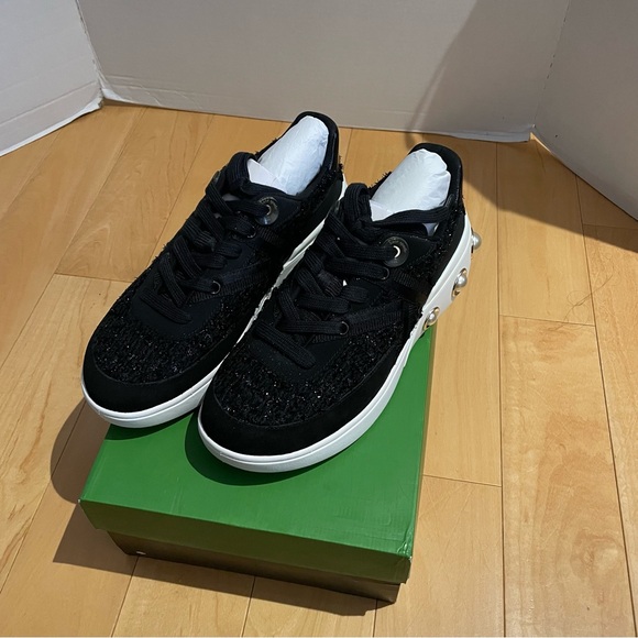 NIB Kate spade cayman sneakers with pearl design - Picture 6 of 9